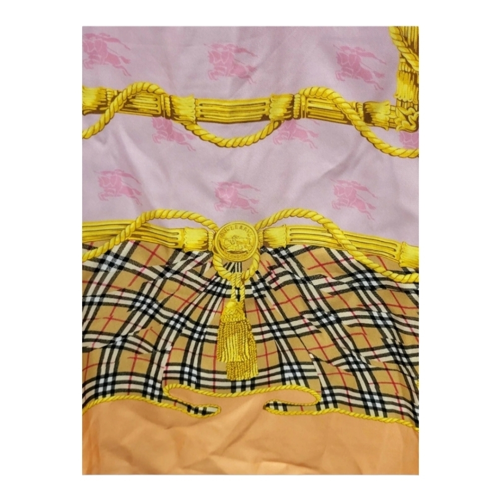 Burberry Paneled Archive Scarf Print Silk Shirt  SZ IT 38 / US 4 Italy RARE - Picture 5 of 15